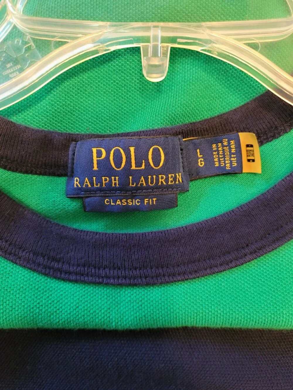 Polo Ralph Lauren Cotton Knit Colorblock Ringer Tee